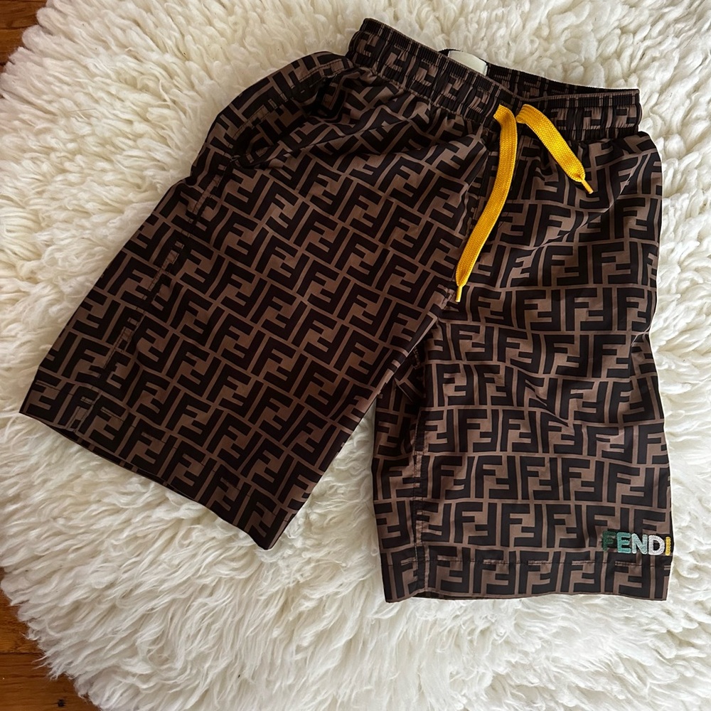 Fendi Kids Swim Trunks